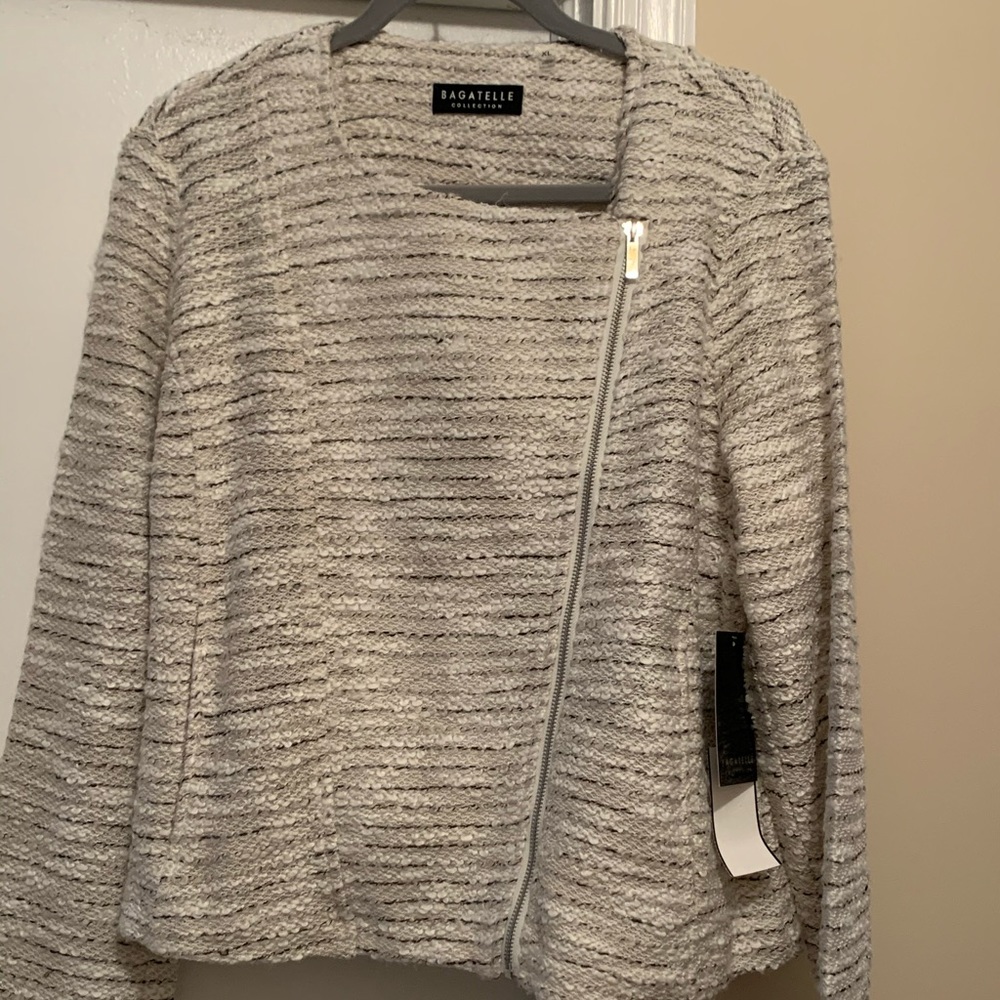 Bagatelle Tweed Moto Jacket